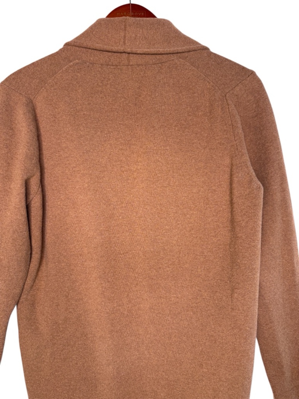 J. CREW Factory Chelsea Sweater Blazer Open Cardigan Size Medium in Camel - Picture 9 of 12